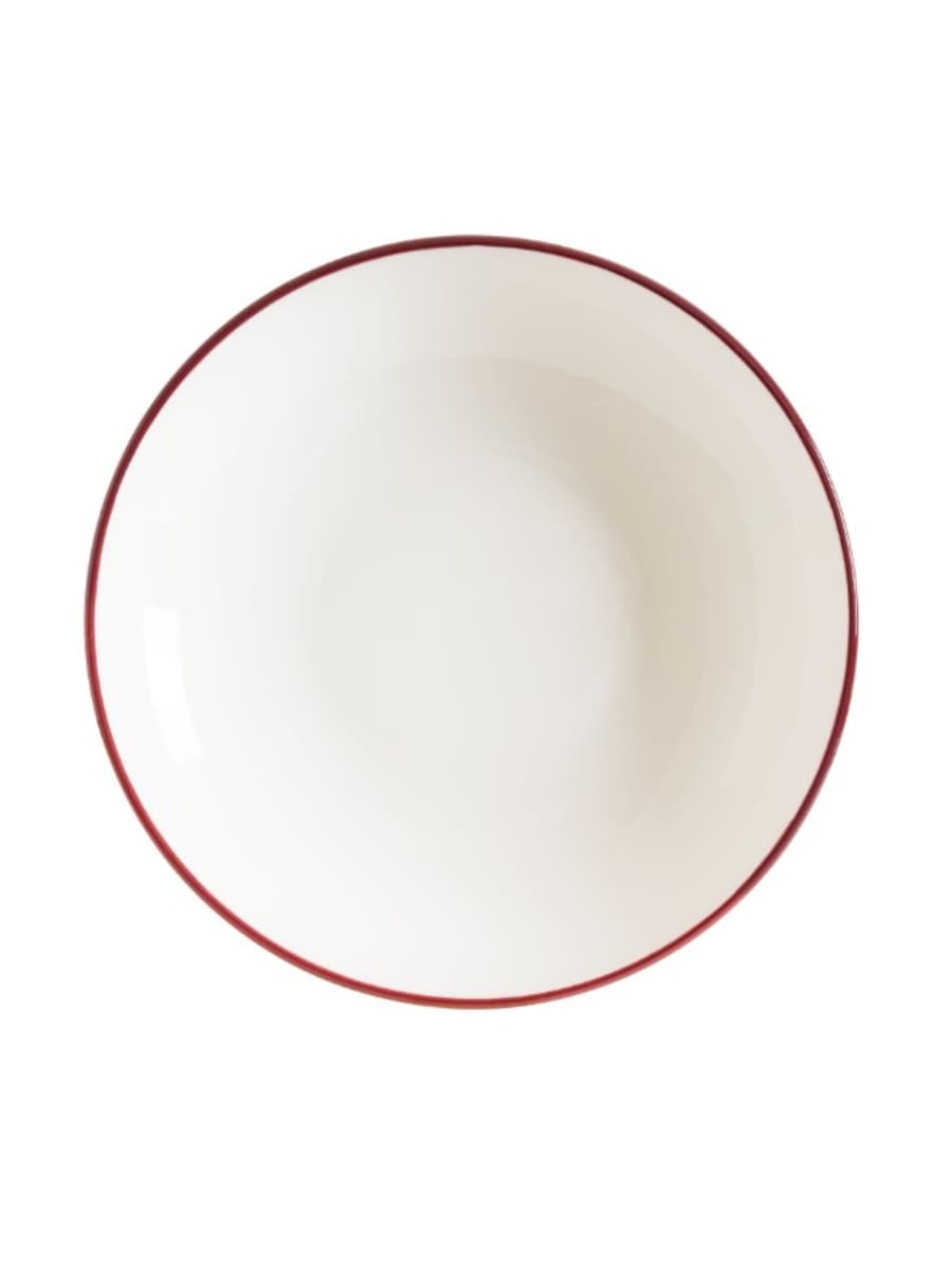 Тарелка глубокая, Bonna, Linea, Бургундия, d=25 см, 1300 мл