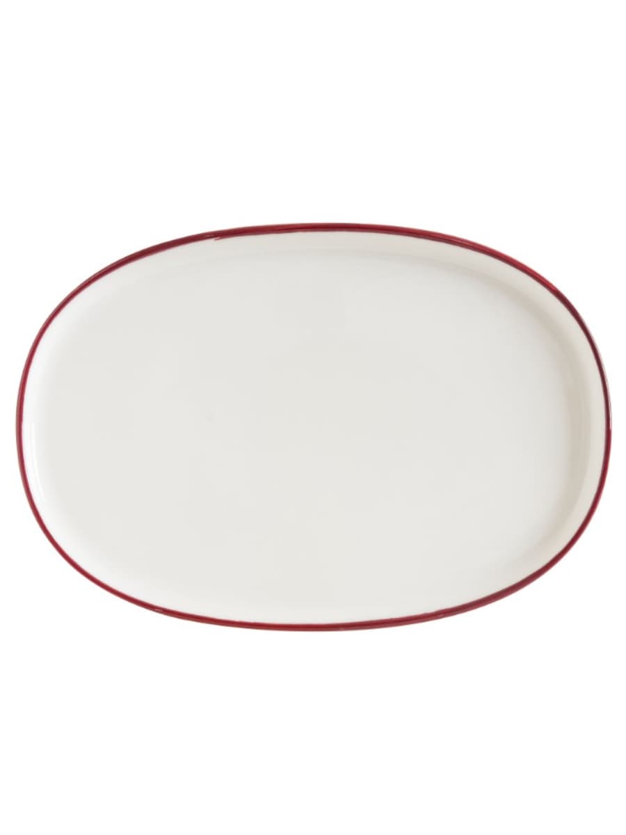 Блюдо овальное, Bonna, Linea, Бургундия, 34х23 см