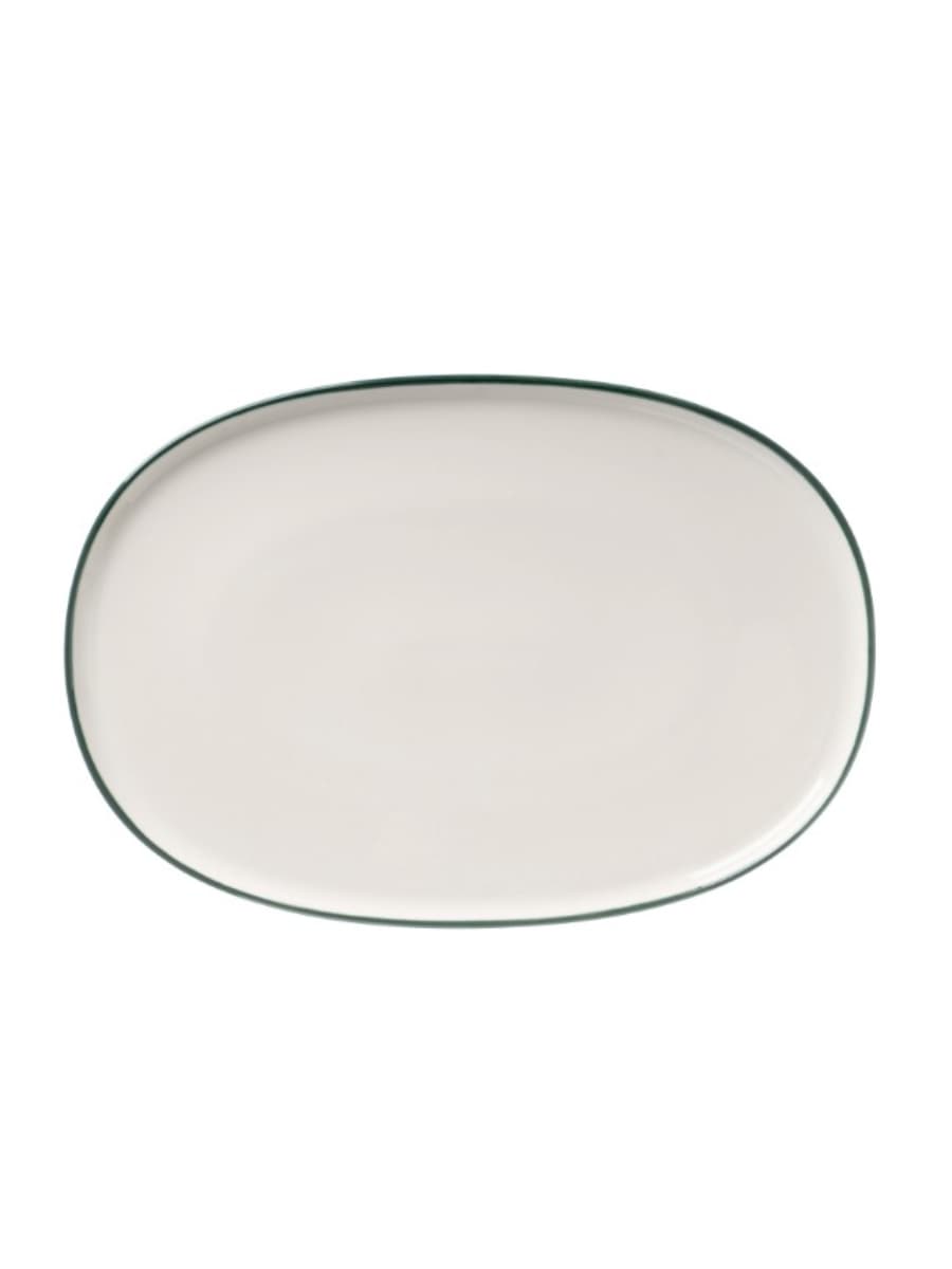 Блюдо овальное, Bonna, Linea, Зеленый, 34х23 см