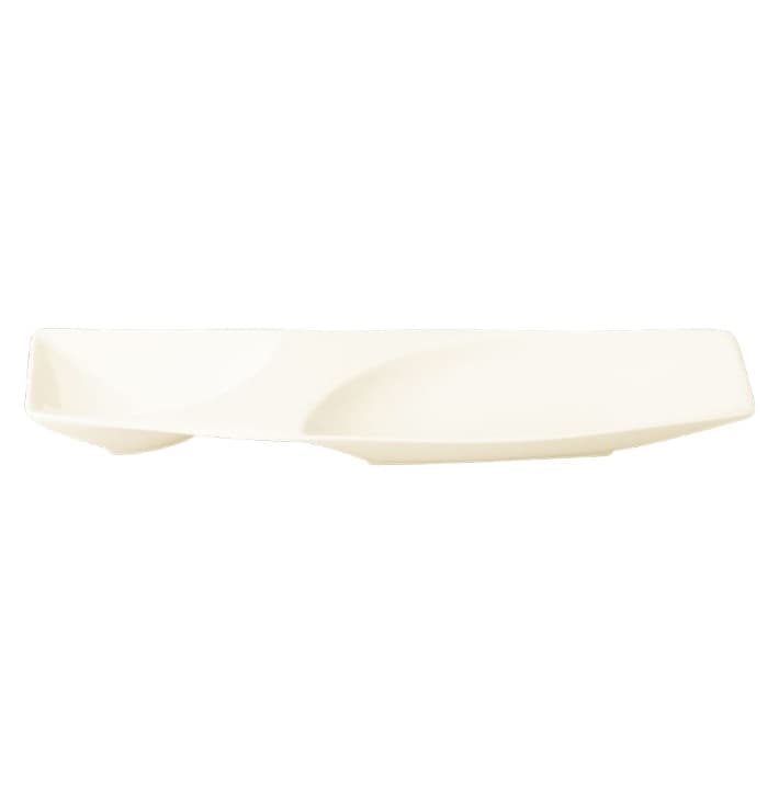 Тарелка прямоугольная RAK Porcelain Mazza 53x30 см 2-x секционная