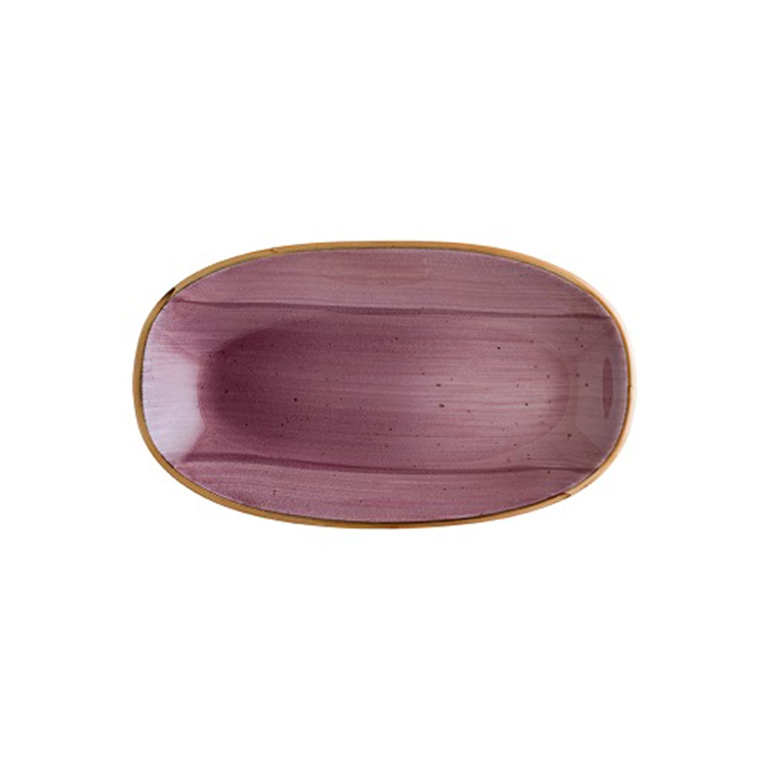 Блюдо овальное, Bonna, Aura Black Berry, l 19 см, b 11 см
