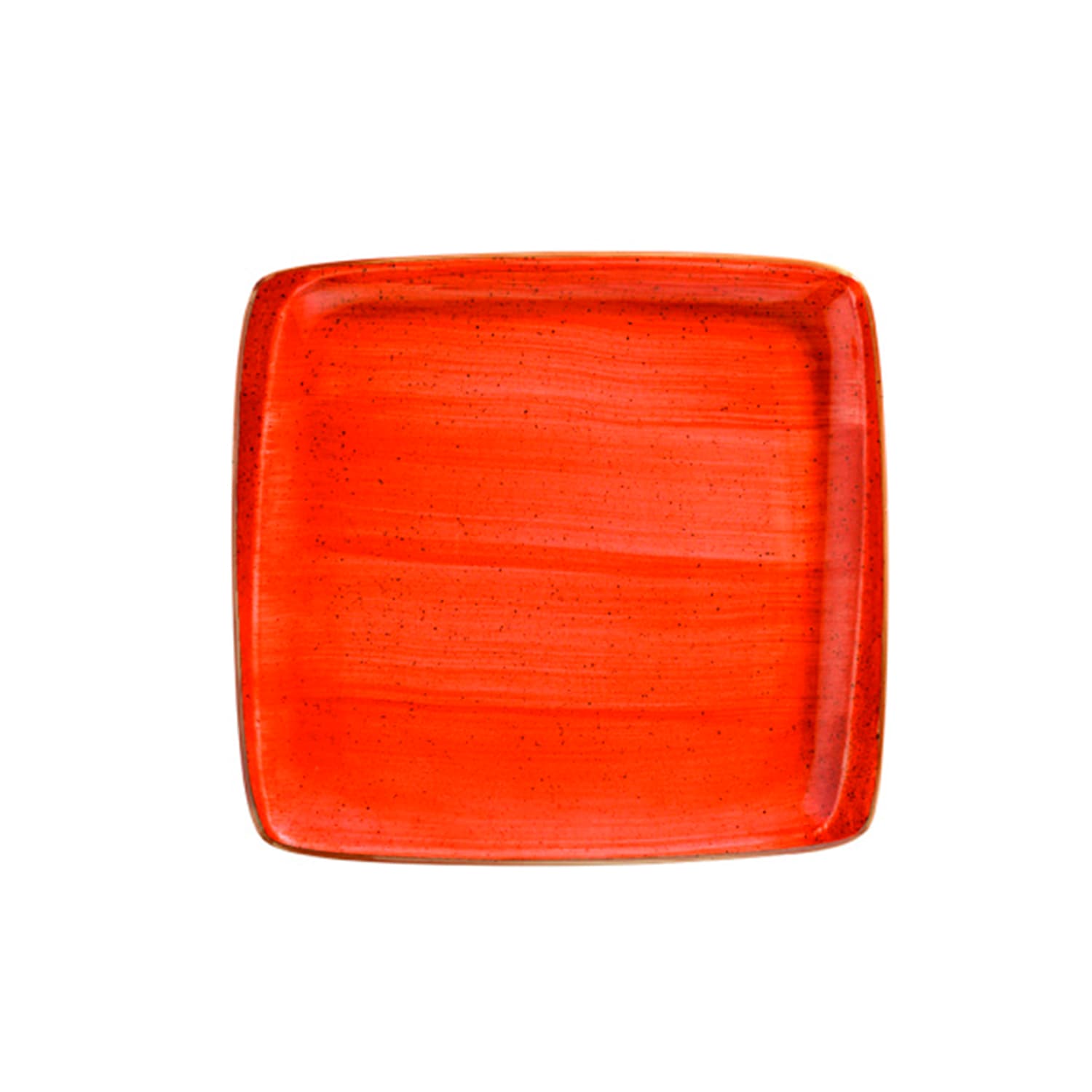 Тарелка квадратная без полей, Bonna, Aura Terracota , l 15 см, b 14 см
