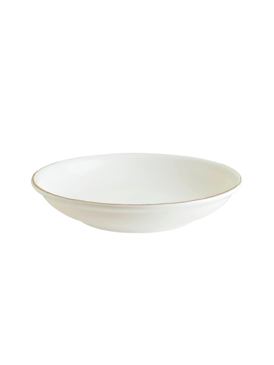 Тарелка глубокая, Bonna, Retro коричневый край, 28 см, h=5.5см, 1.7 мл