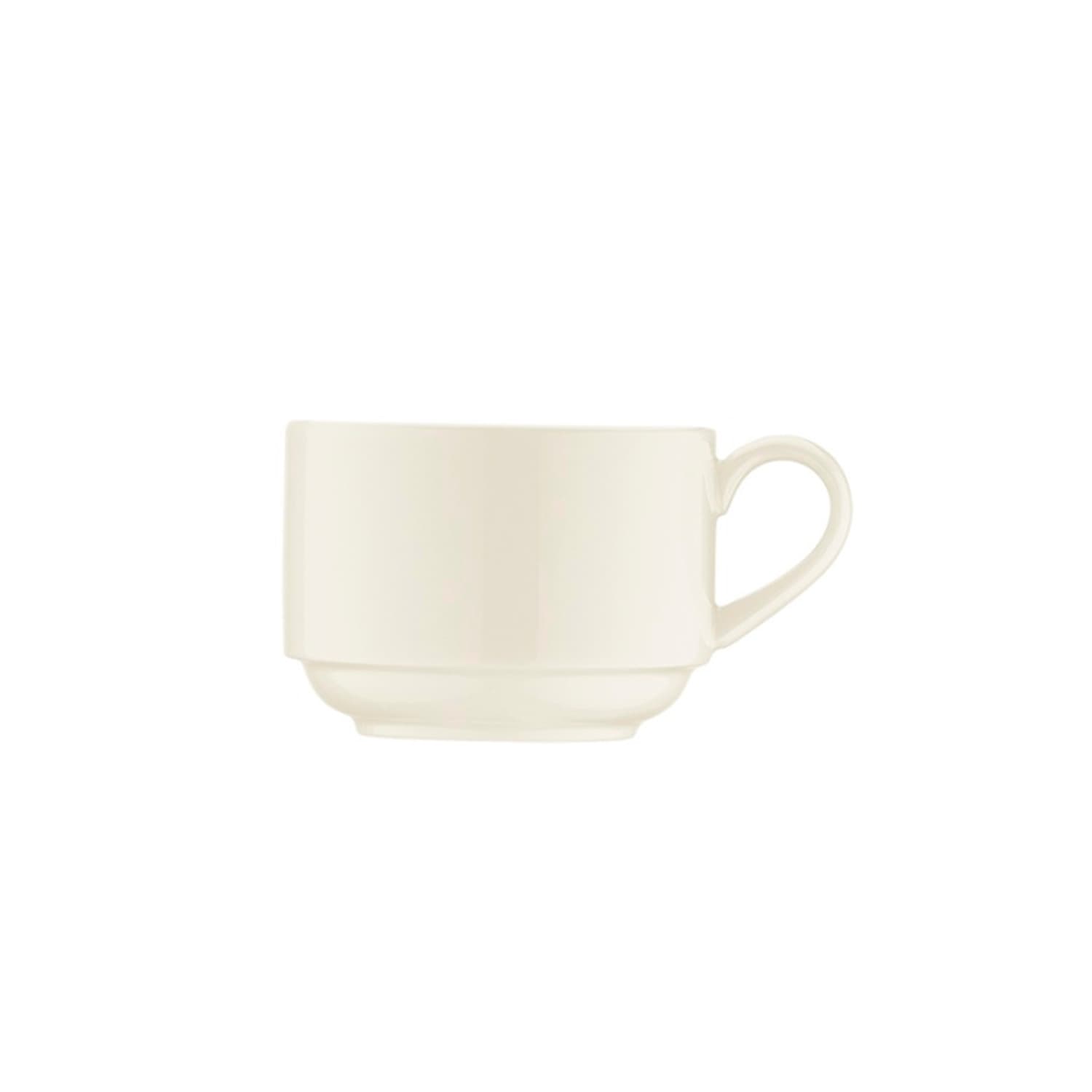 Чашка чайная штабелируемая, Bonna, White, 180 мл, d 7.8 см, h 6 см, (блюдце 62700,68283)