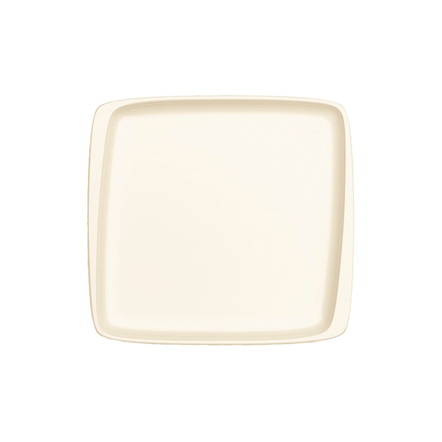 Тарелка квадратная без полей, Bonna, White, l 15 см, b 14 см