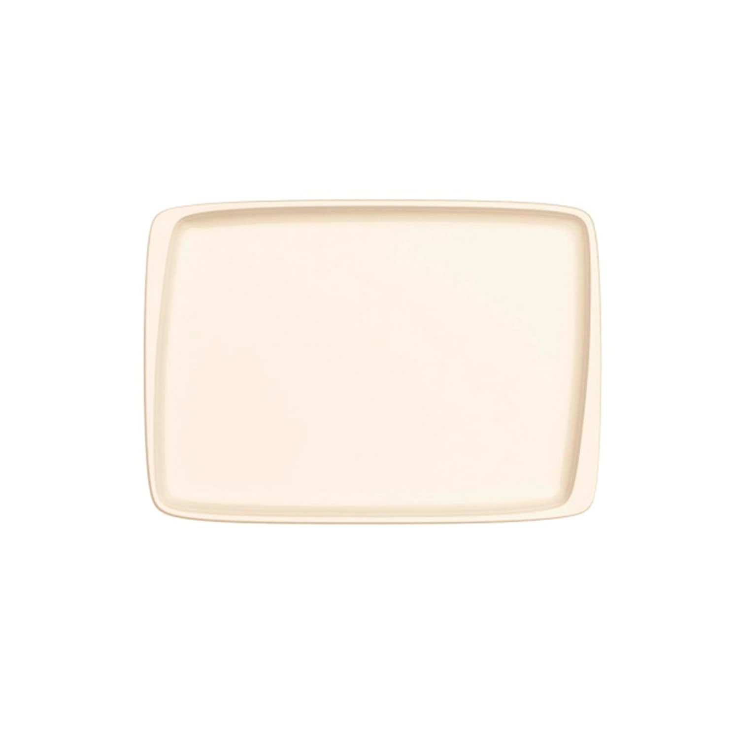 Блюдо прямоугольное, Bonna, White, l 23 см, b 16 см