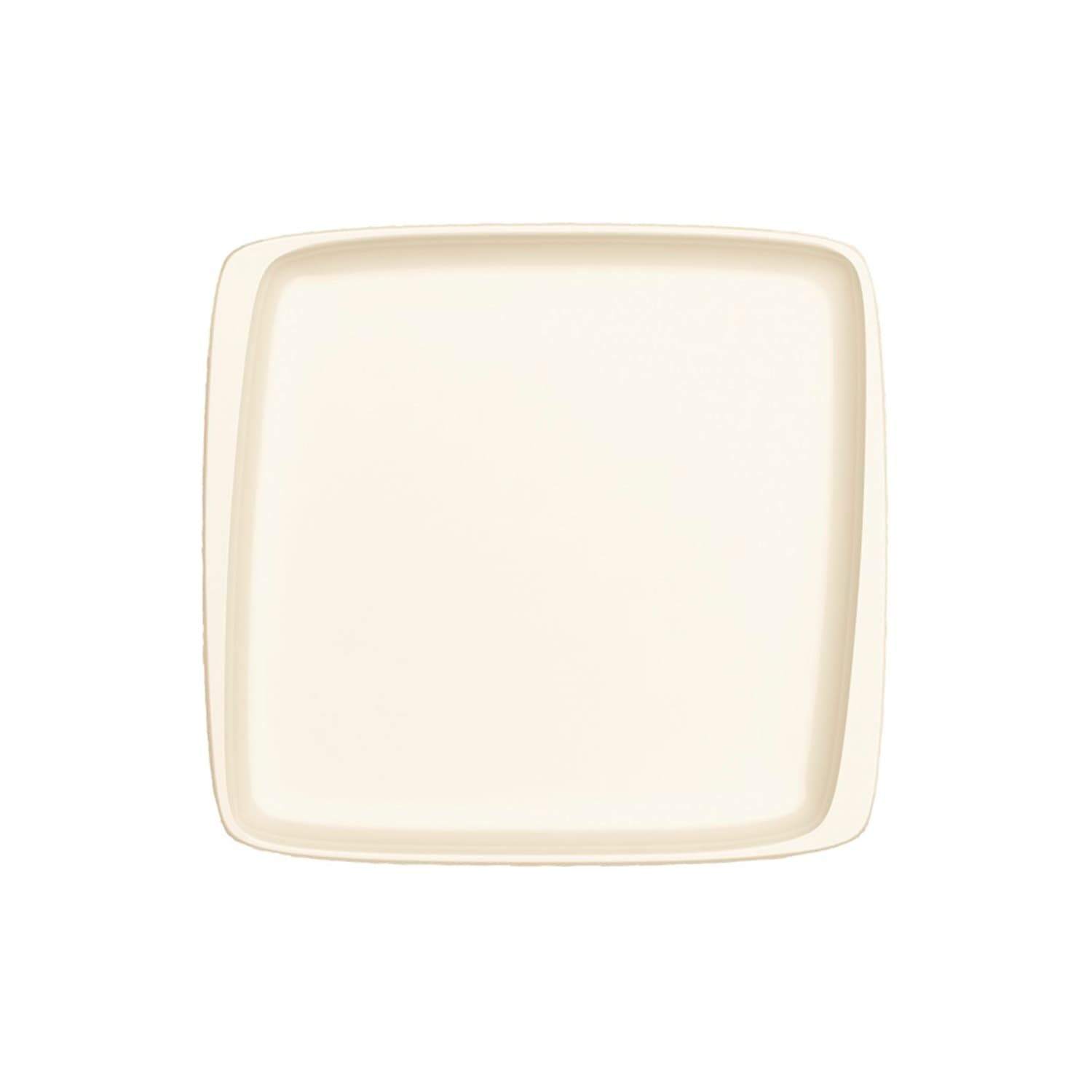 Тарелка прямоугольная без полей, Bonna, White, l 22 см, b 20 см