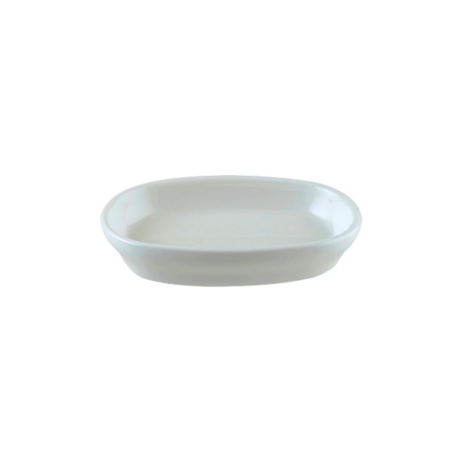 Блюдо овальное, Bonna, White, l 10 см, b 6.5 см