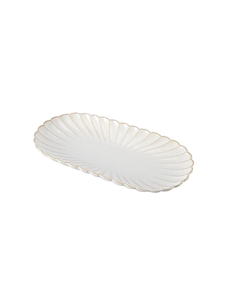 Блюдо для подачи овальное, Carta, Fiore, 23 x 11.5 x 2.5 см