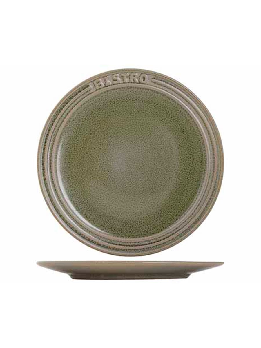 Тарелка мелкая, Cosy & Trendy, Bistro Thyme Green, 21 x 1.5 см