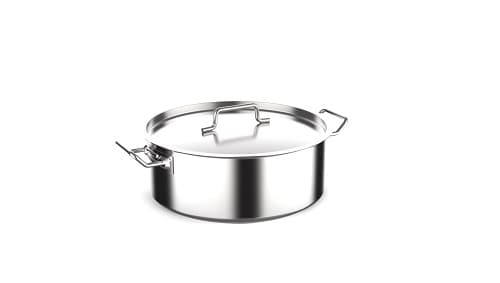 Кастрюля с крышкой, тройное дно, MGsteel, 40 х 15 см, 18 л, 40 см