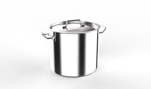 Котел с крышкой, тройное дно, MGsteel, 35 х 32 см, 30 л, 35 см