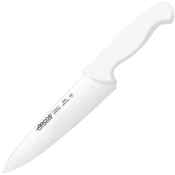 Нож поварской с белой ручкой, Arcos, «2900», 33.3 х 5 см
