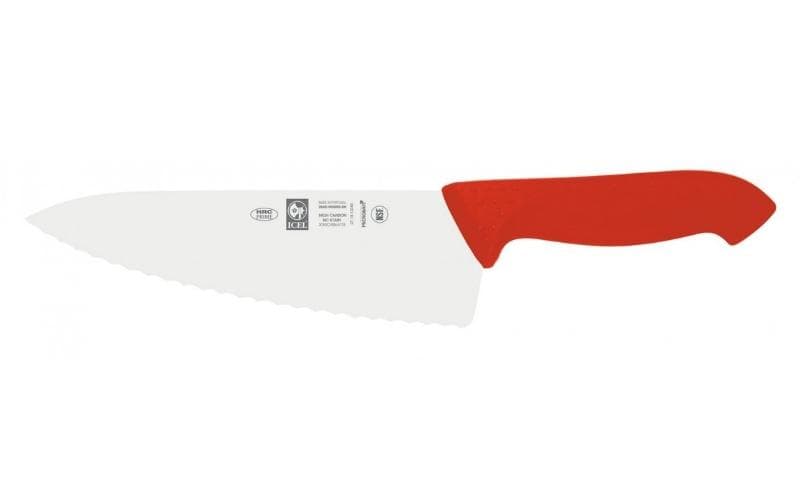 Нож поварской с красной ручкой, Icel, HoReCa, 33 см