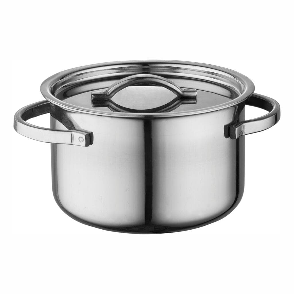 Соусник кастрюля для подачи, с крышкой, P.L. Proff Cuisine, 90 мл, d 6.7 см, h 3.7 см