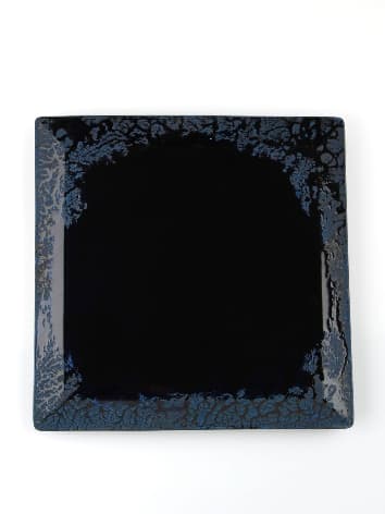 Тарелка квадратная Porland ROOT BLUE 27 см