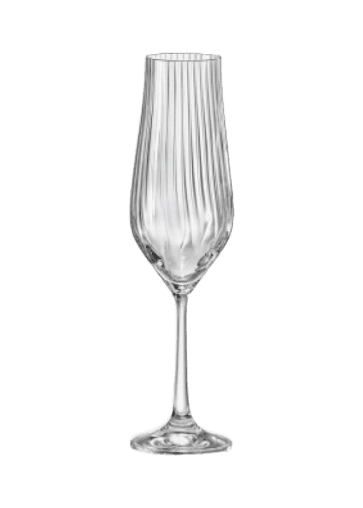 Бокал для шампанского, Crystalex, Tulipa Optic, 170 мл