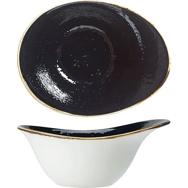 Салатник, Steelite, Craft Liquorice, 18 х 14 см, 450 мл