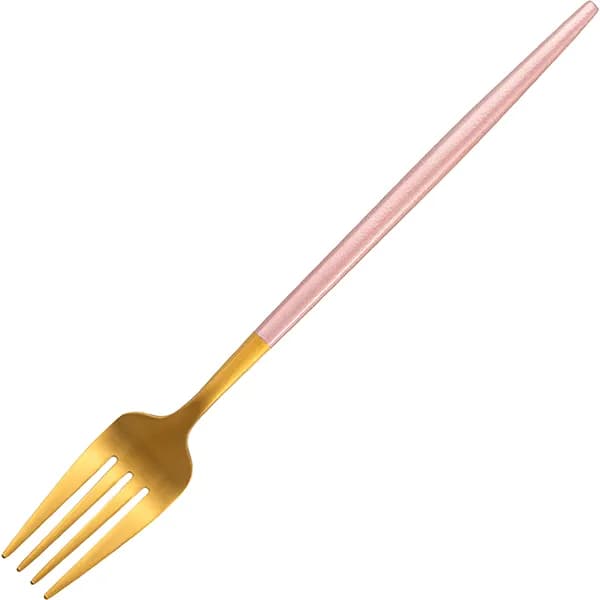 Вилка столовая, Kunstwerk, Stil Pink Gold Matte, 22 х 2.7 см