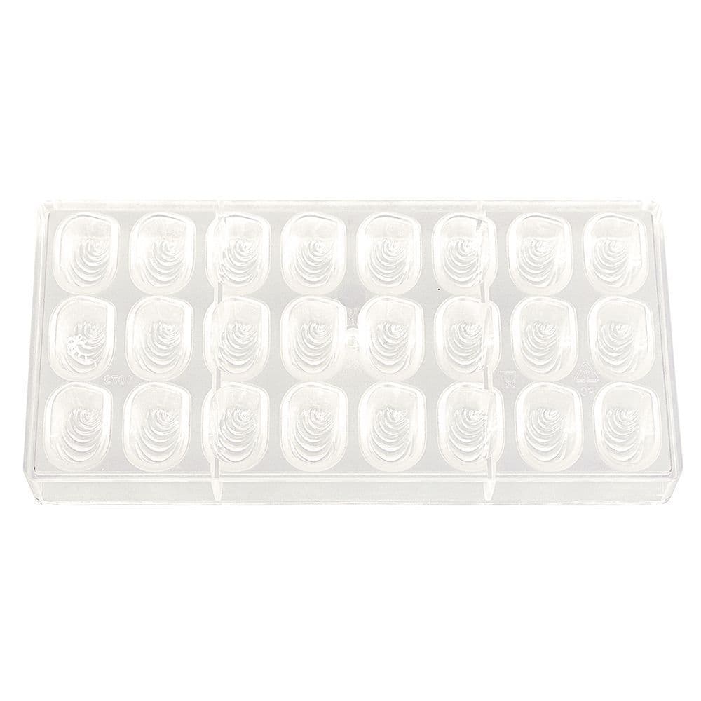 Пластиковая форма «Овал с узором», P.L. Proff Cuisine, 13 х 2.4 см