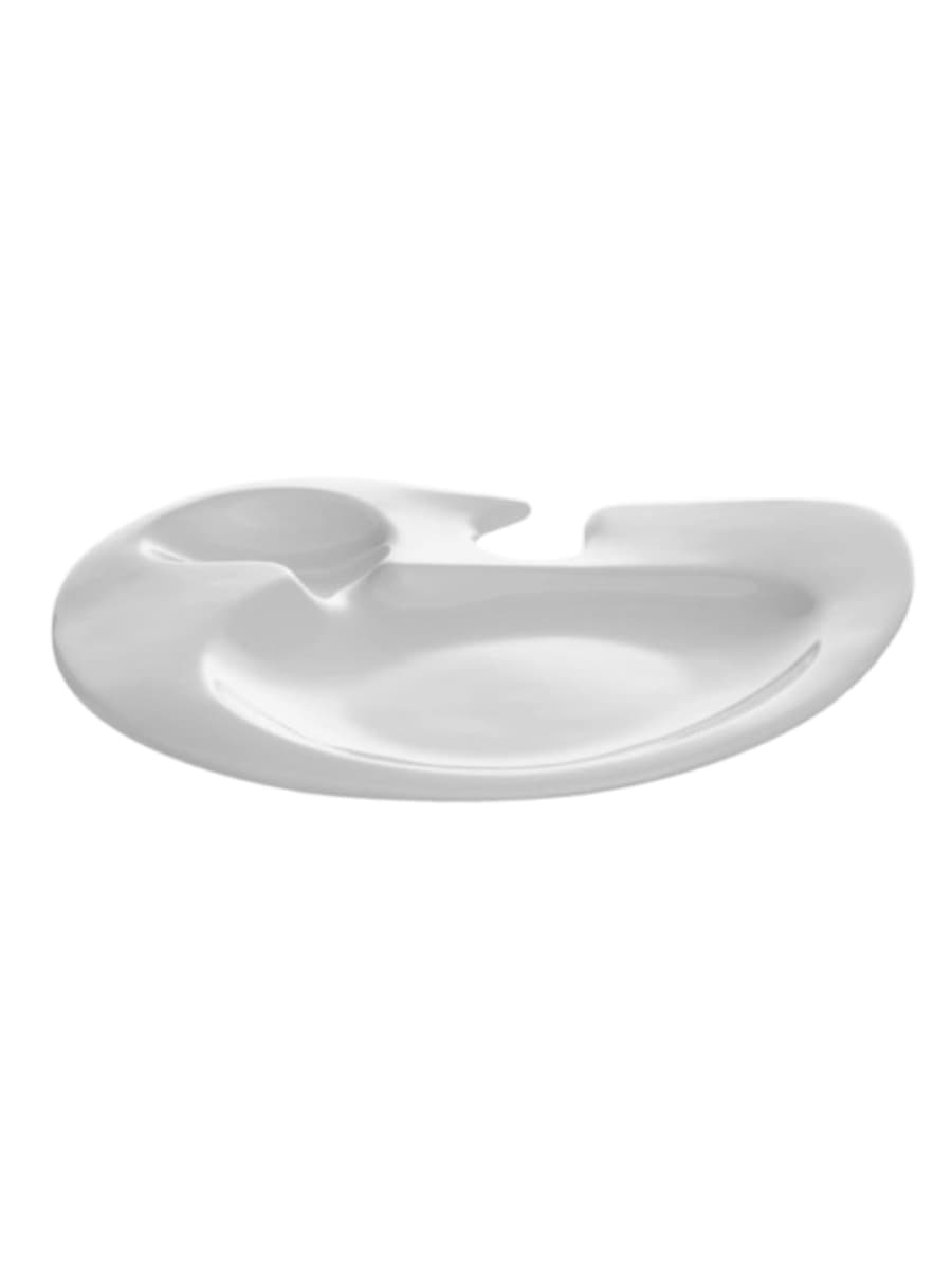 Тарелка для фуршетов, RAK Porcelain, Nabur,22х15.5 см
