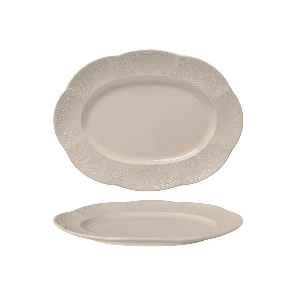 Блюдо овальное Noble Peach Tea Aristocrat 30*22,5*2,8 см
