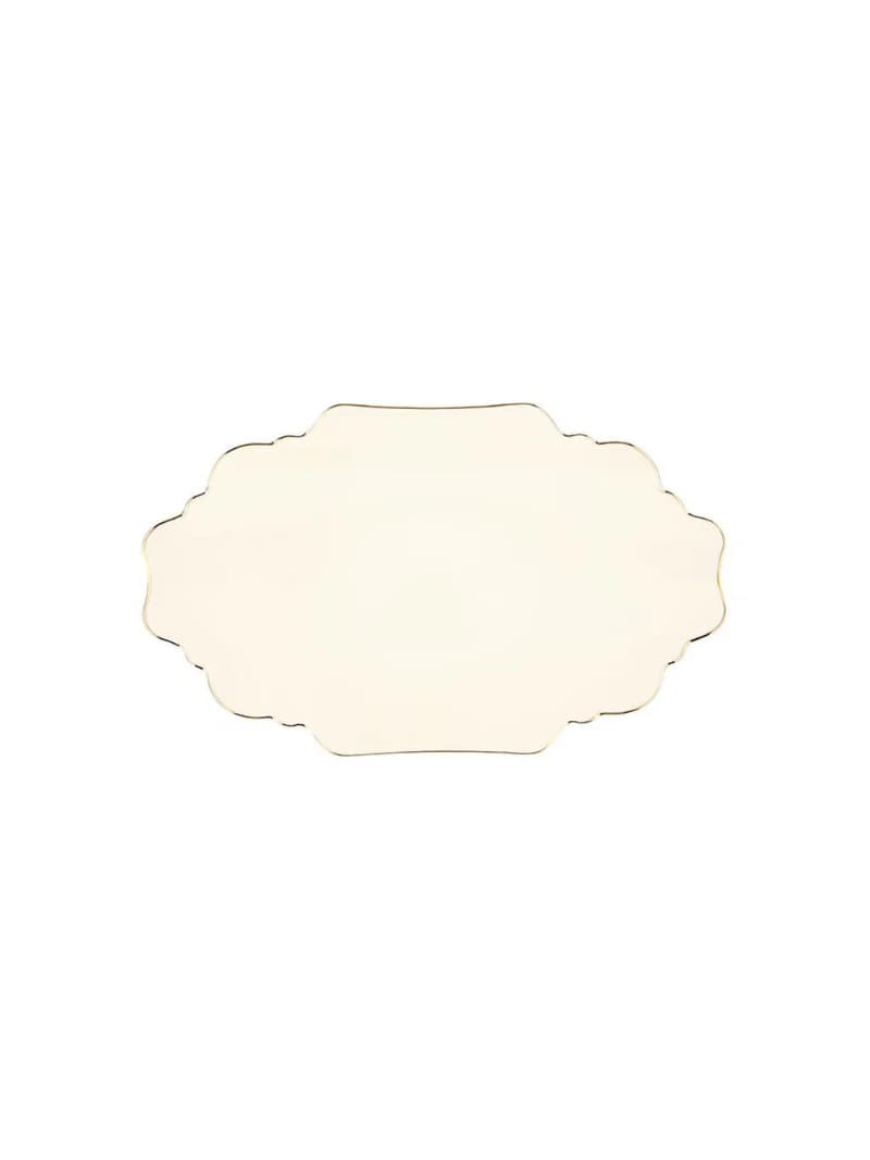 Блюдо овальное Porland Tide Gold 24 см