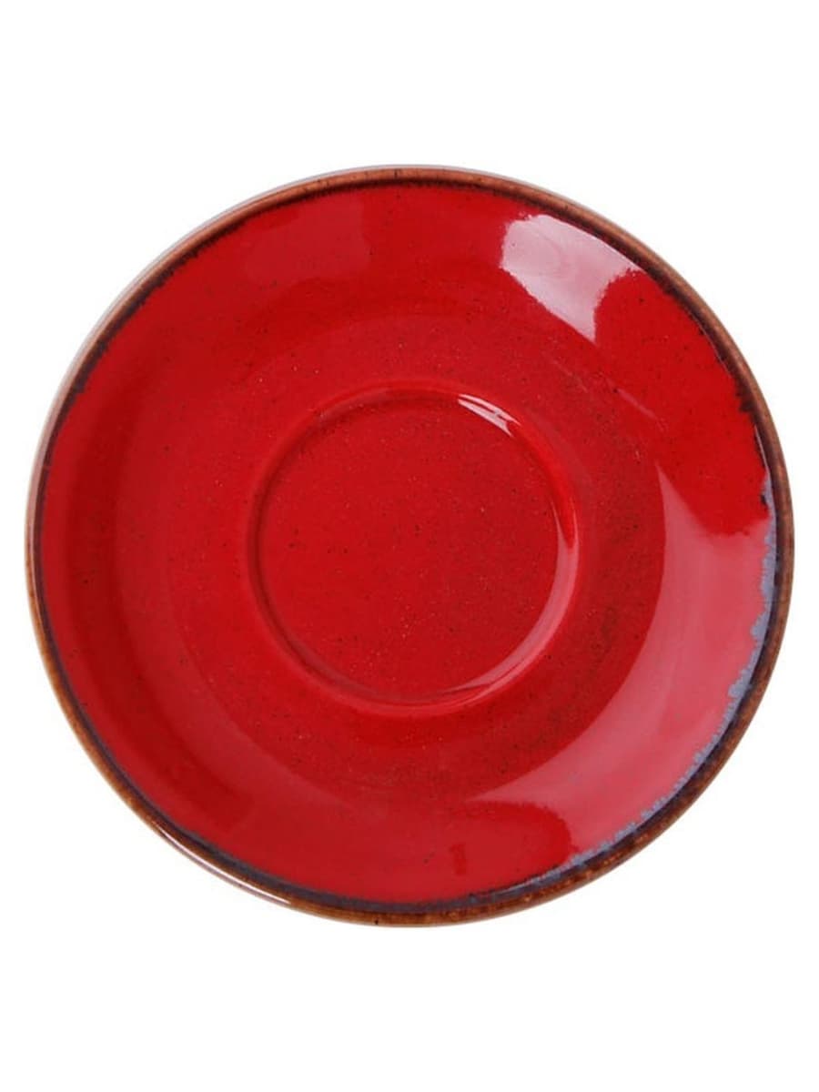Блюдце для чайной чашки, Porland, Seasons Red, 16 см, к чашкам 320618/320630