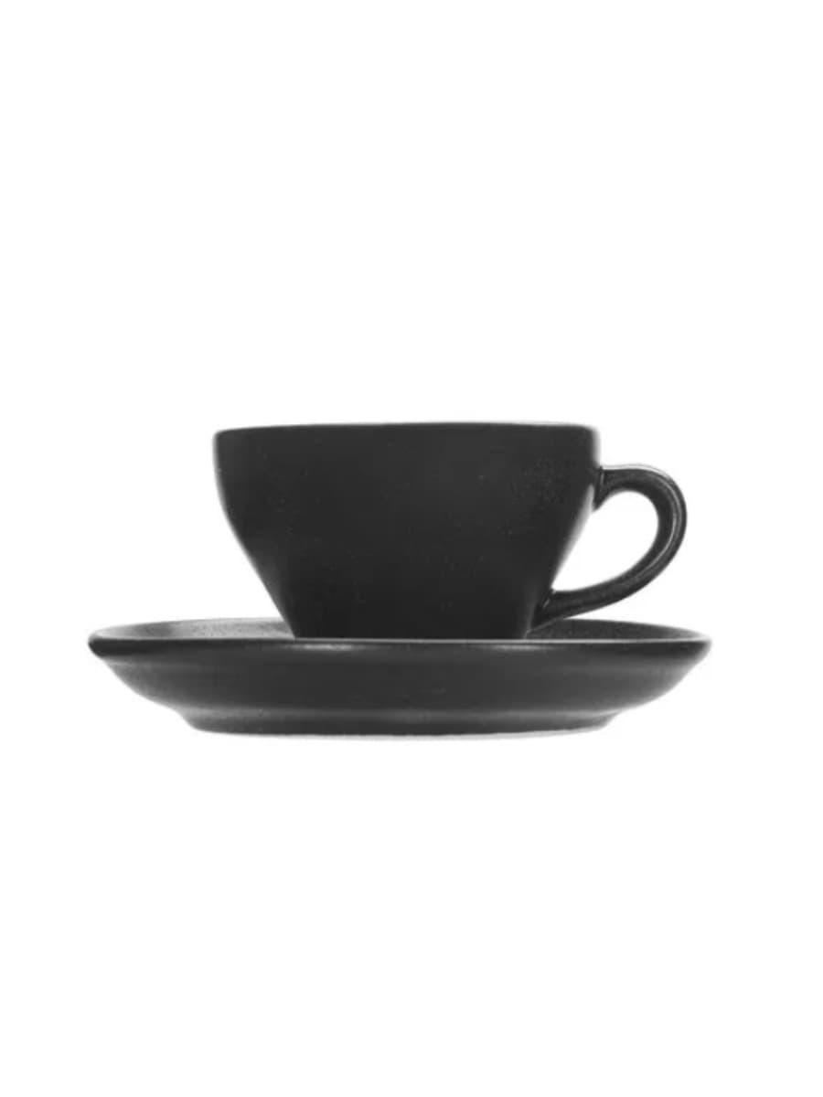 Чашка кофейная, Porland, Seasons Black, 100 мл, к блюдцу 128114