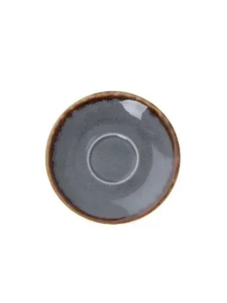Блюдце для чашки кофейной, Porland, Seasons Dark Grey, 12 см (к чашке 318309)
