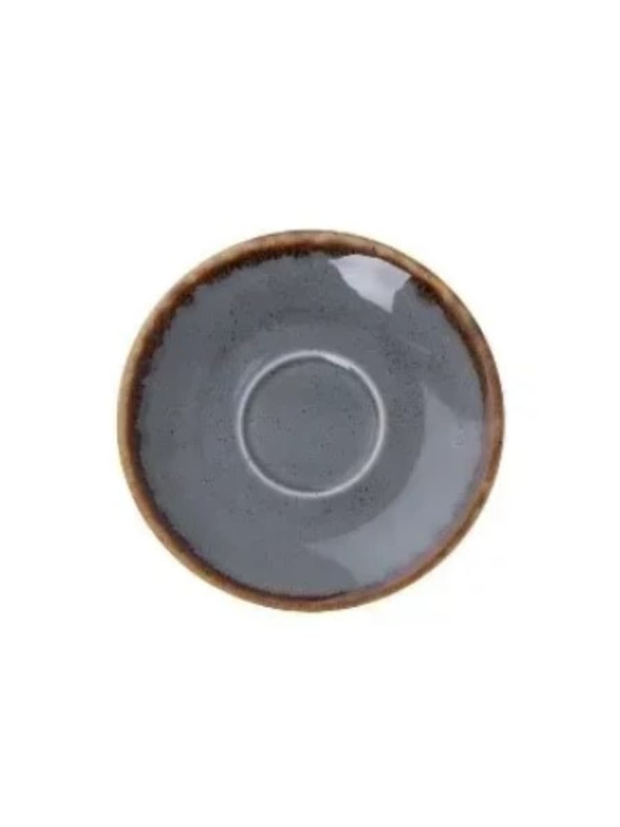 Блюдце для чашки кофейной, Porland, Seasons Dark Grey, 11 см (к чашке 310608)