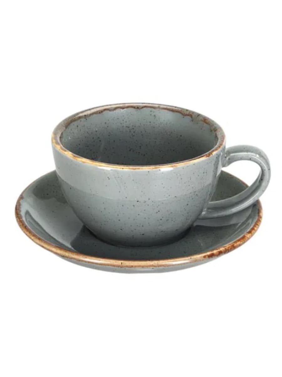 Чашка чайная, Porland, Seasons Dark Grey, 280 мл (к блюдцу 138615)