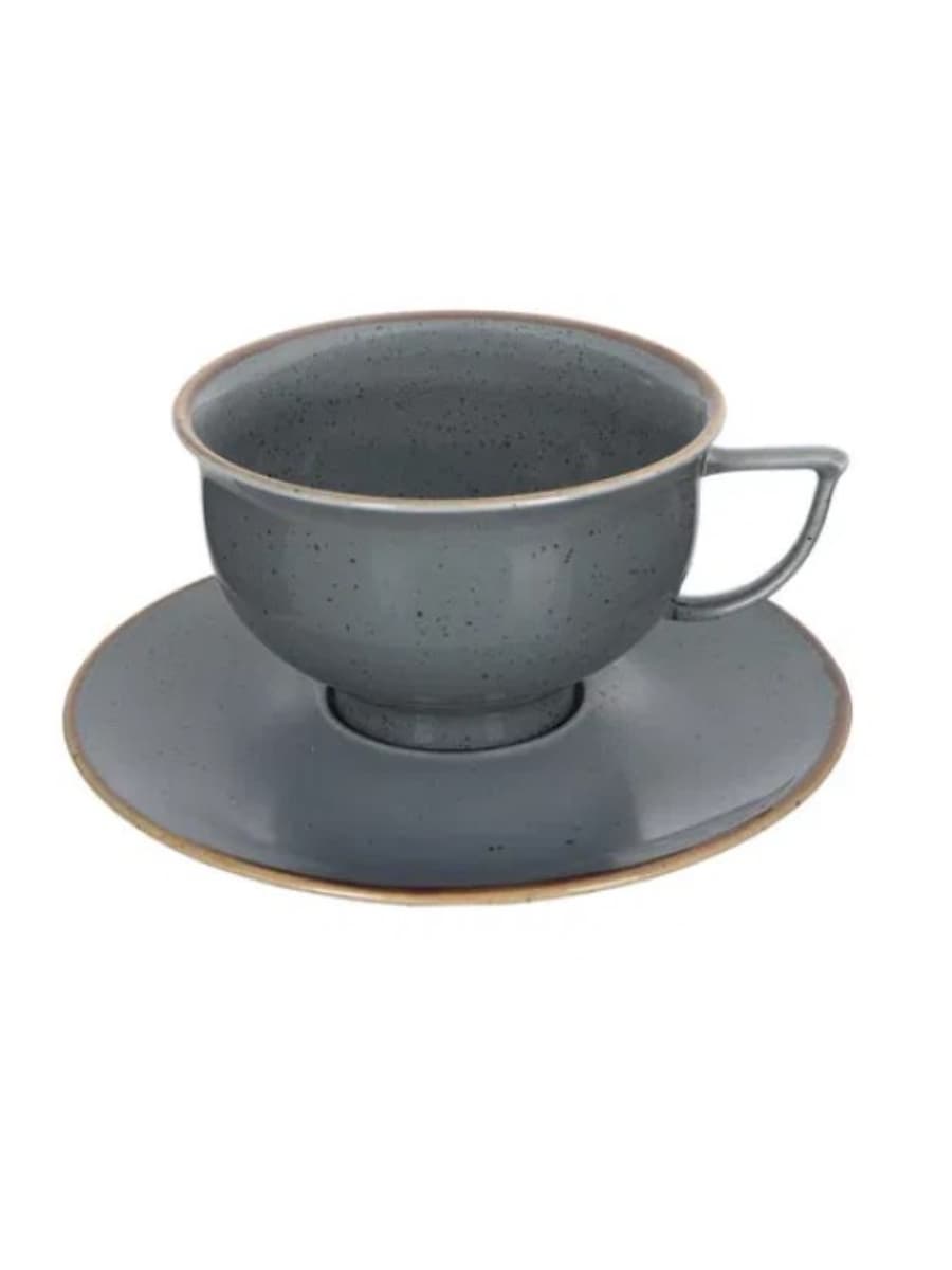 Чашка чайная, Porland, Seasons Dark Grey, 210 мл (к блюдцу 13CA15)