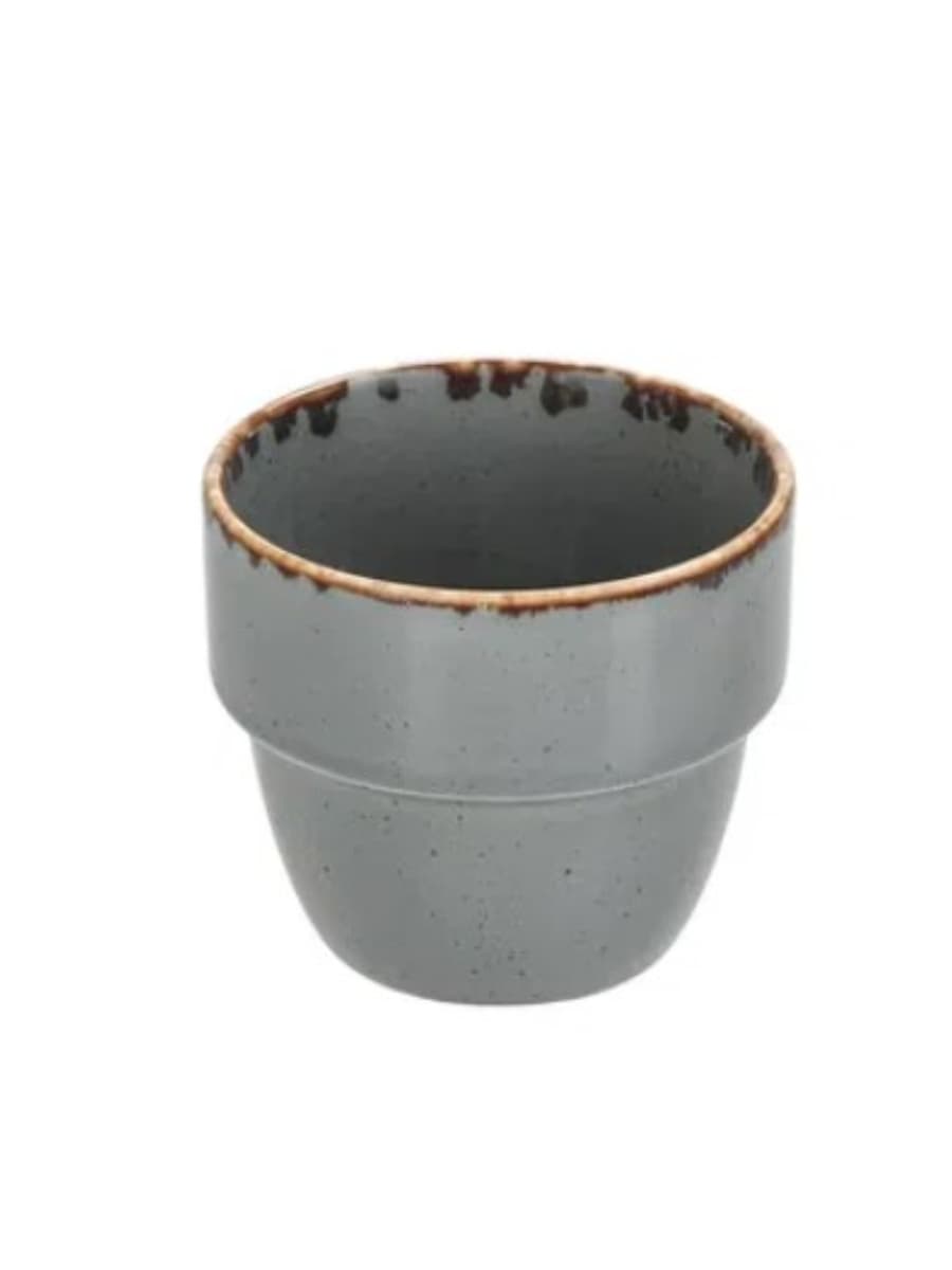 Кружка (без ручки), Porland, Seasons Dark Grey, 200 мл