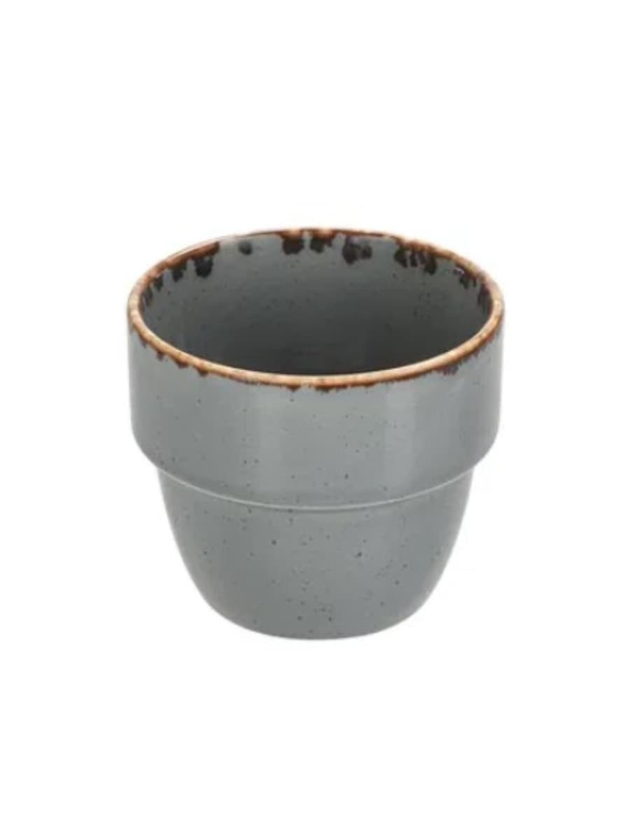 Кружка (без ручки), Porland, Seasons Dark Grey, 270 мл
