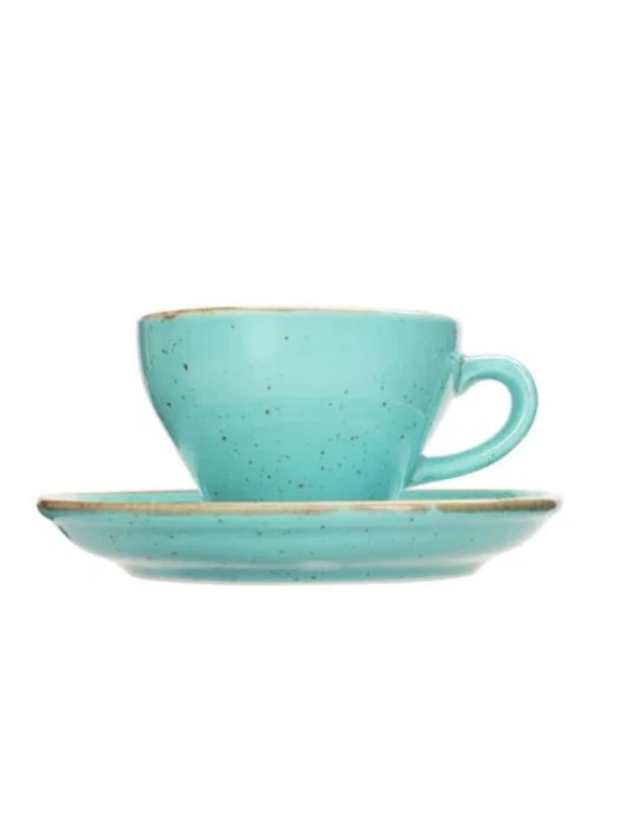 Чашка кофейная, Porland, Seasons Turquoise, 100 мл, к блюдцу 128114