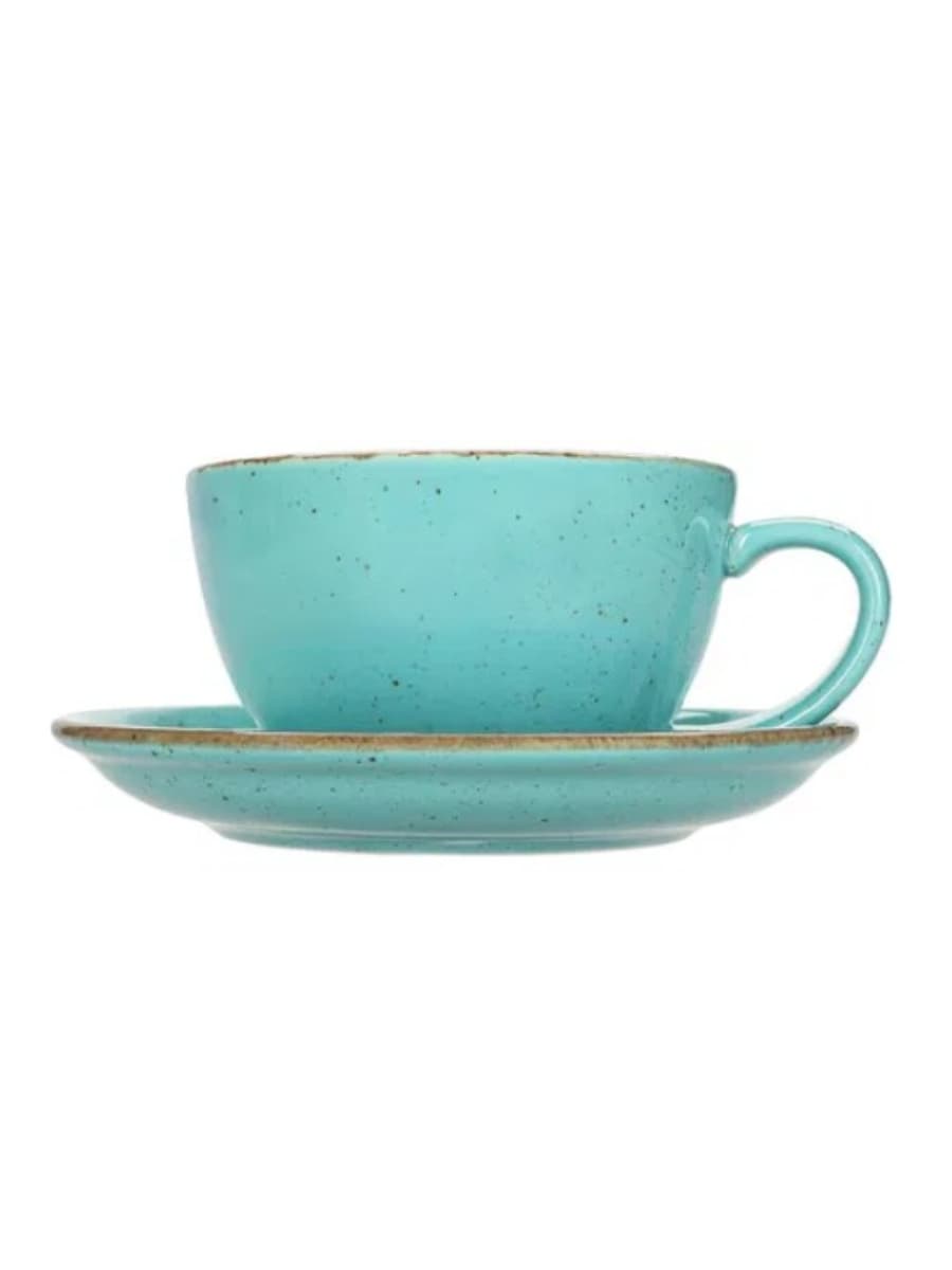 Чашка чайная, Porland, Seasons Turquoise, 200 мл, к блюдцу 138614