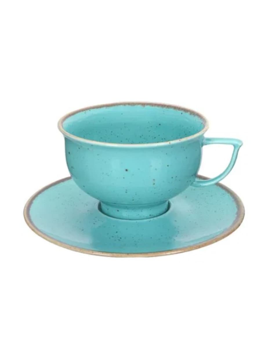 Чашка чайная, Porland, Seasons Turquoise, 210 мл, к блюдцу 13CA15