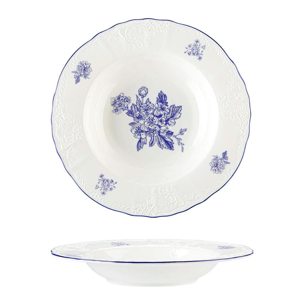Тарелка глубокая P.L. Proff Cuisine Sea Flower 500 мл d 23,5 см h3,9 см