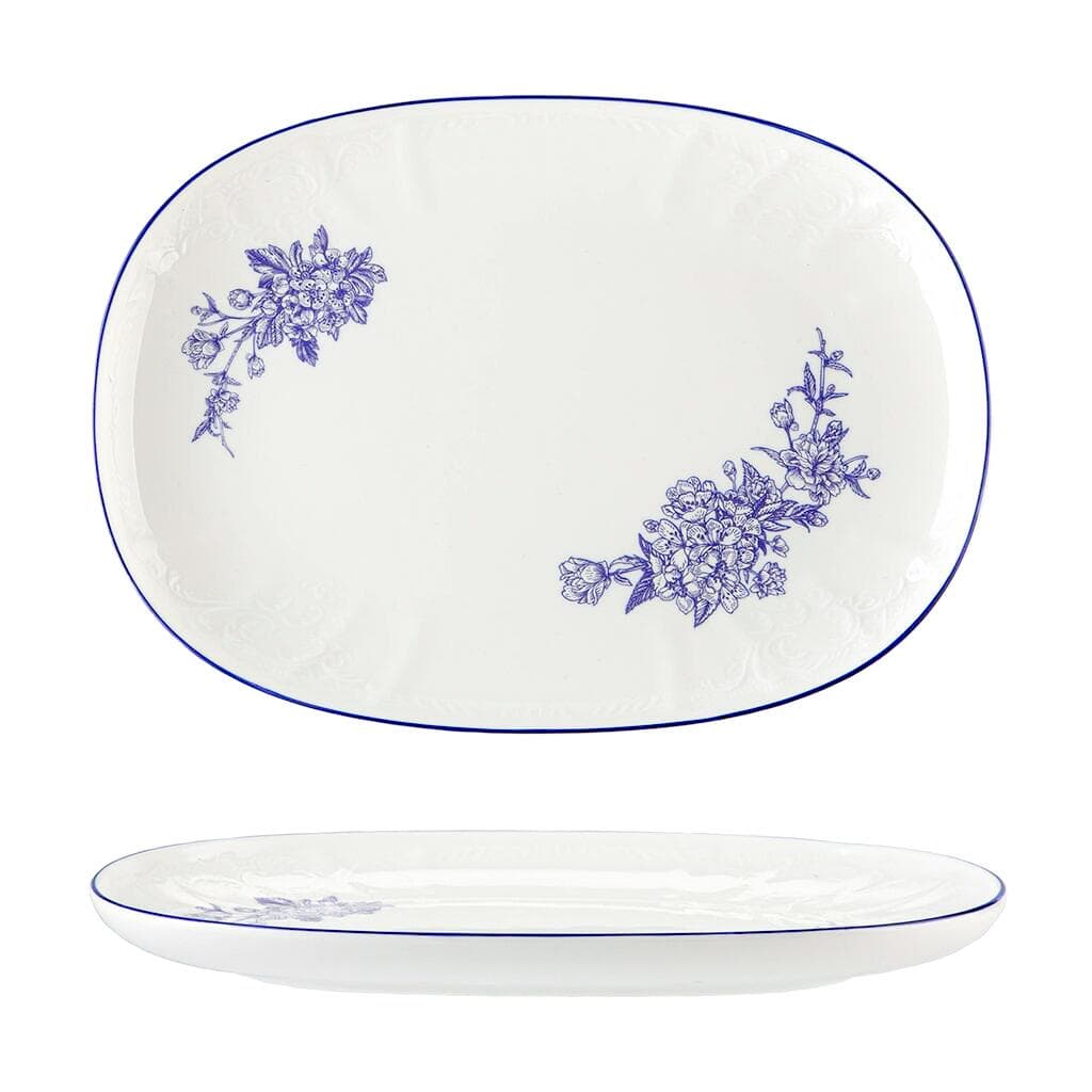 Блюдо овальное P.L. Proff Cuisine Sea Flower 25,6*17,8 см h2,5 см