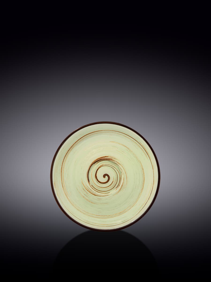 Блюдце, Wilmax, Spiral, 12 см, Фисташковый