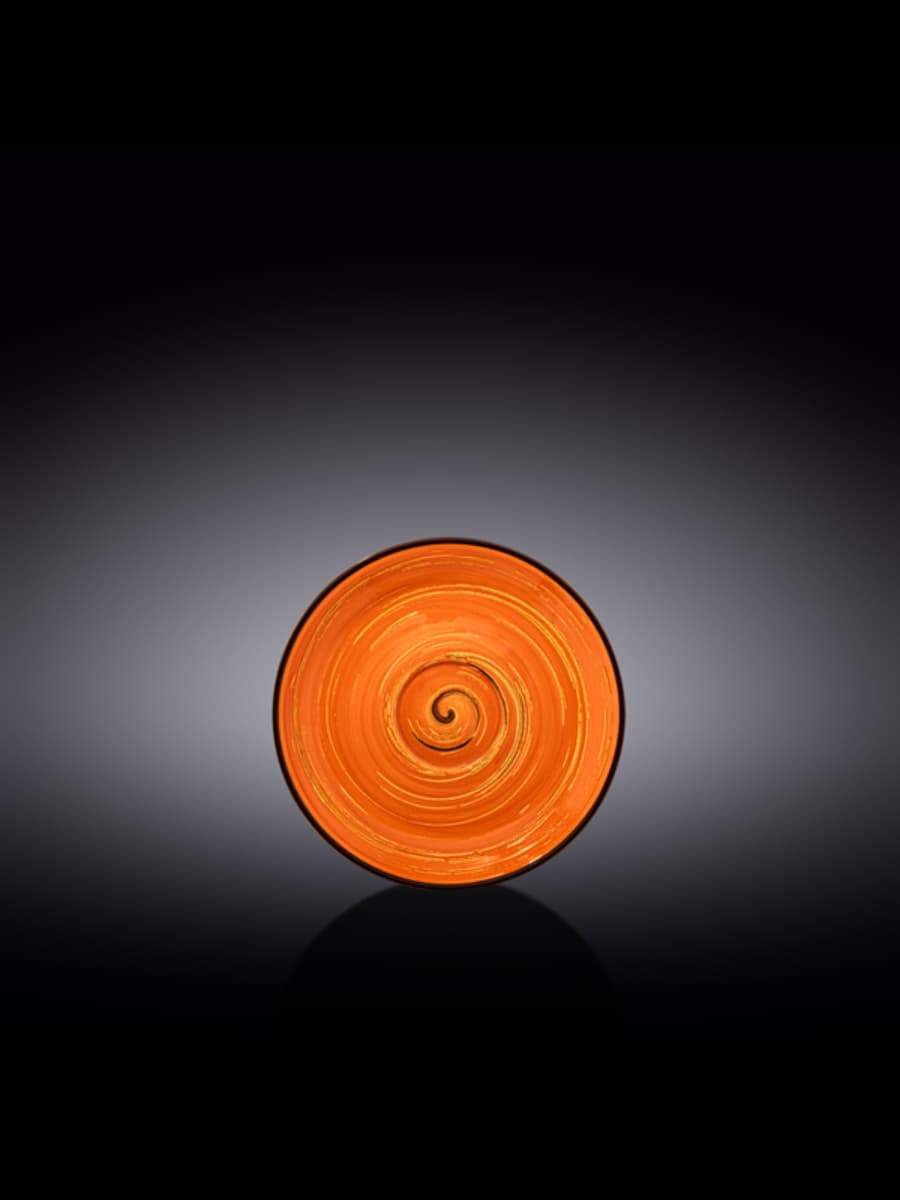 Блюдце, Wilmax, Spiral, 12 см, Оранжевый