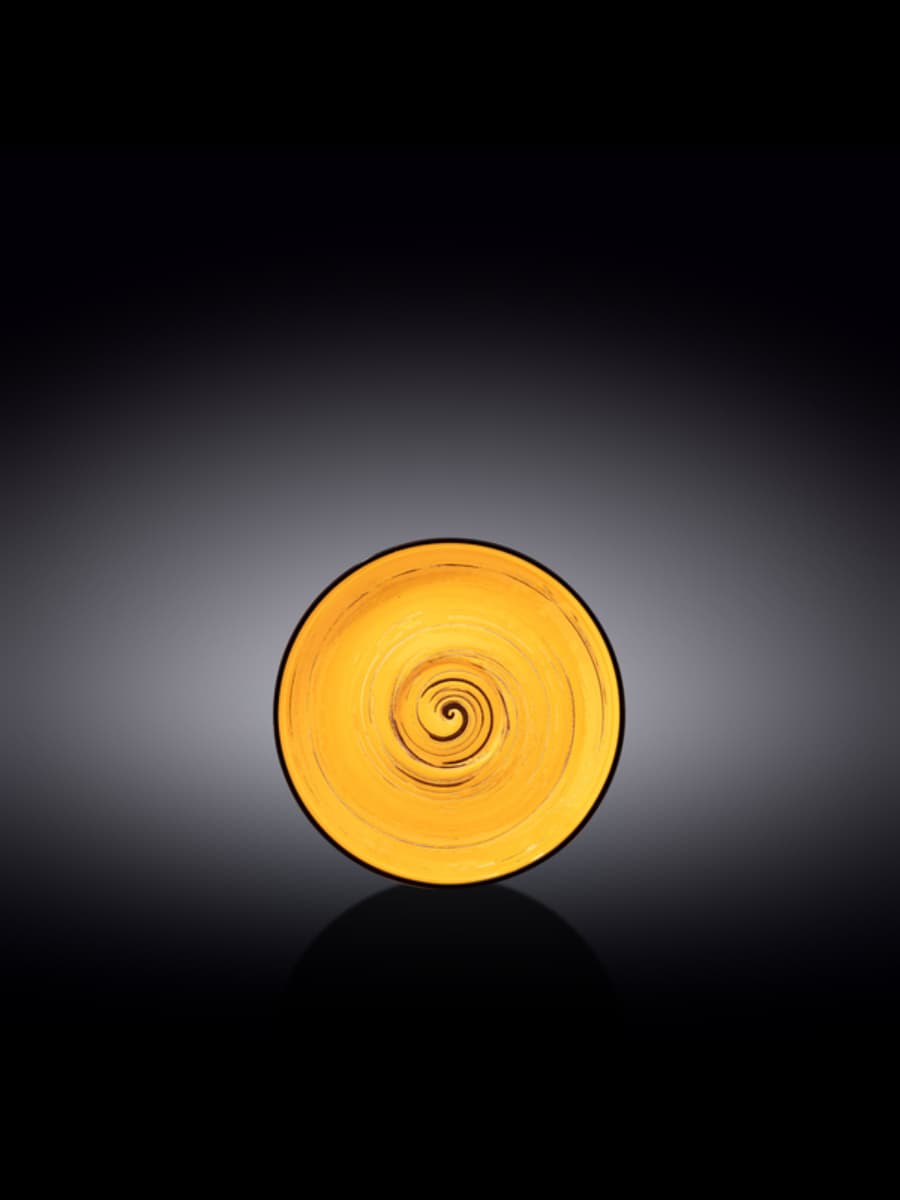 Блюдце, Wilmax, Spiral, 12 см, Желтый