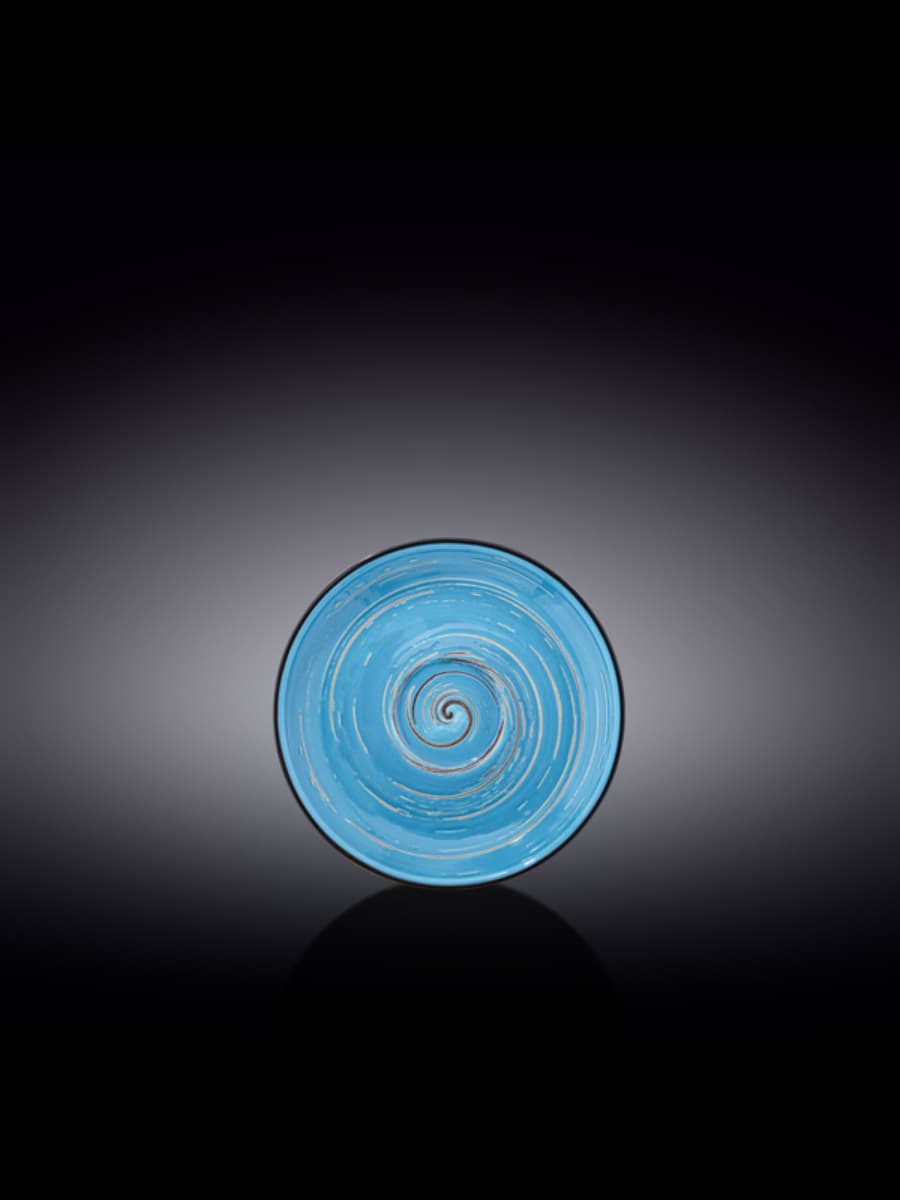 Блюдце, Wilmax, Spiral, 12 см, Голубой