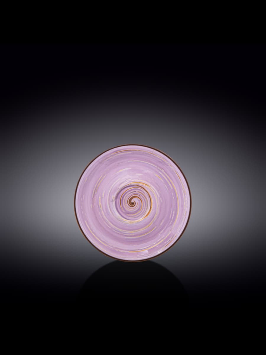 Блюдце, Wilmax, Spiral, 15 см, Лавандовый