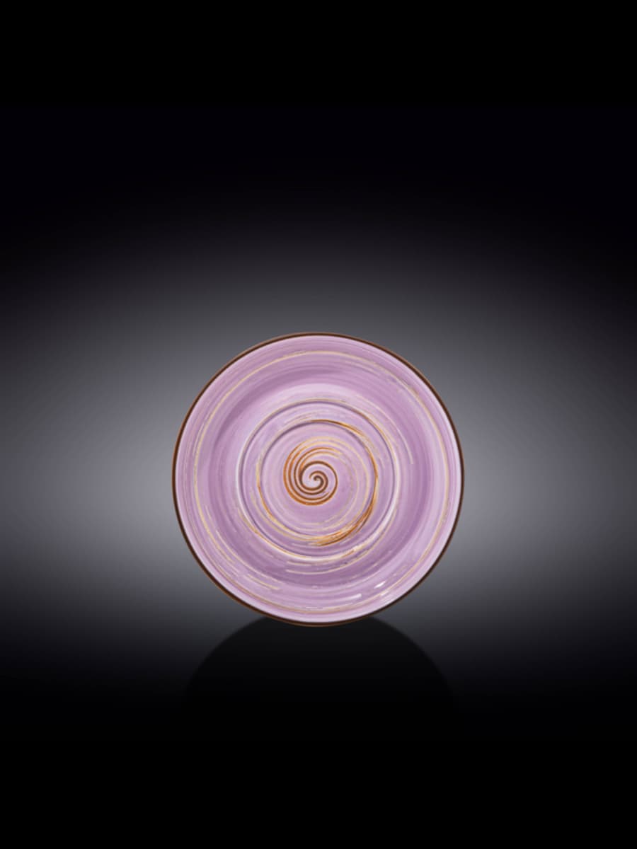 Блюдце, Wilmax, Spiral, 16 см, Лавандовый