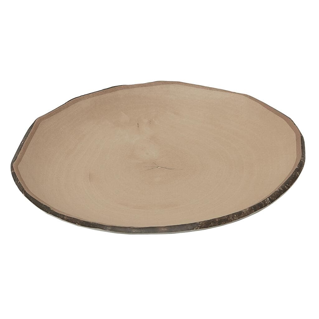 Блюдо круглое, P.L. Proff Cuisine, Timber design on Brown, 21 x 2 см