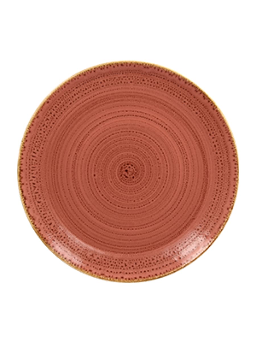 Блюдце круглое, RAK Porcelain, Twirl, Coral, 13 см (для чашки арт.TW116C08CO)