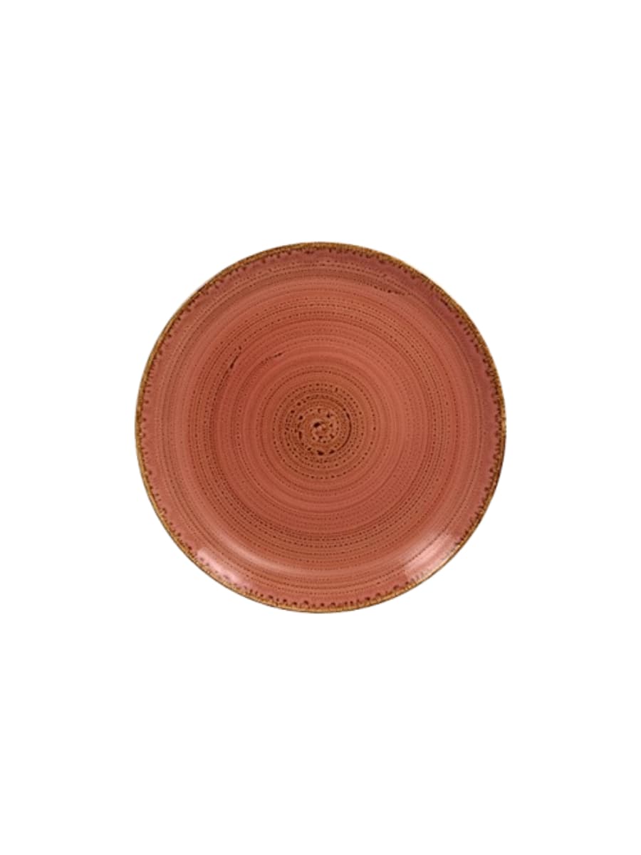 Тарелка круглая, RAK Porcelain, Twirl, Coral, 27 см