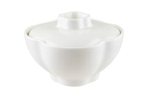 Салатник с крышкой Bonna White East d=110 мм 300 мл h=60 мм